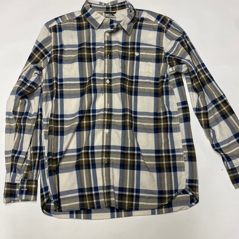 <2 for 25> North Face Flannel size large